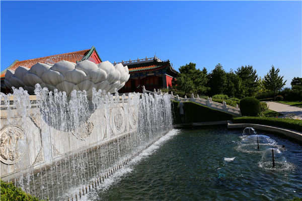 天寿陵园喷泉