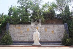 灵山宝塔陵园孔子石像
